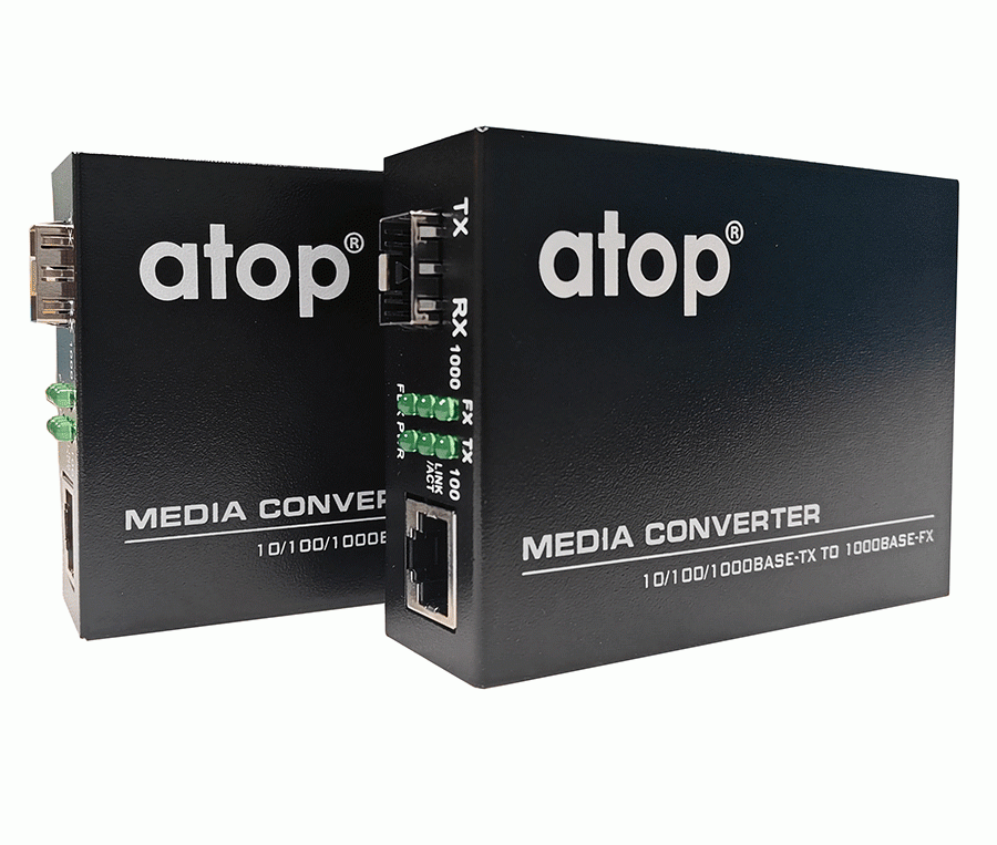 atop 10/100/1000 Mbps SFP Slotted Media Converter price in bangladesh